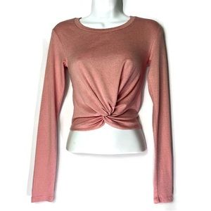 Aritzia Balletcore | Wilfred Free | Front Knot Crop Top | Host🎊Pick Sz XXS